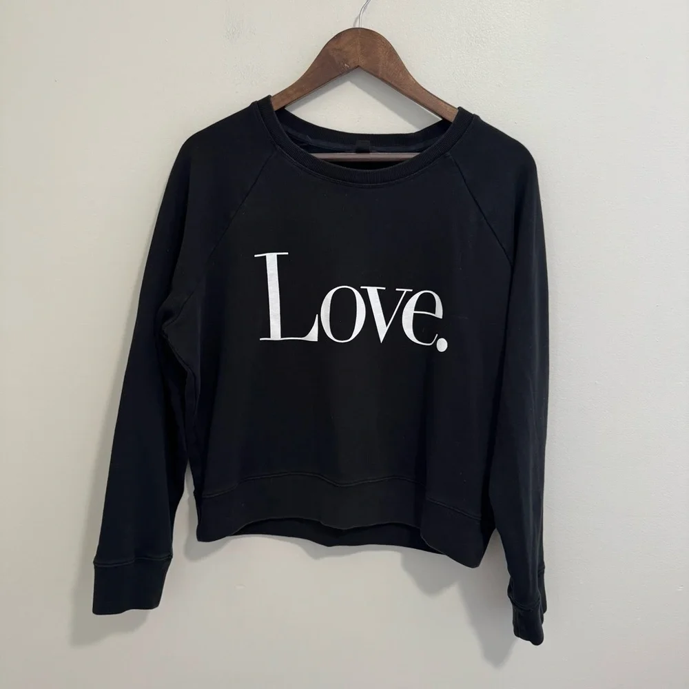 J. Crew Love Print Sweatshirt